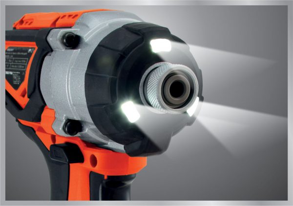 Atornillador de Impacto a Batería Recargable - Reversible Encastre Hexagonal 1/4" - Imagen 3