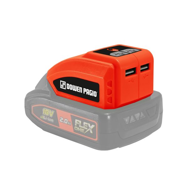 Adaptador Para Carga USB 2 Puertos Flex One
