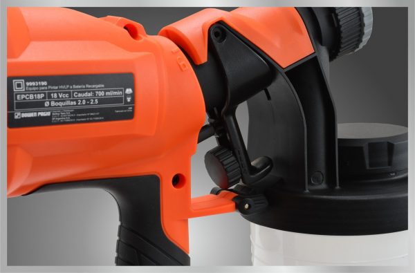 Pistola Para Pintar a Batería Recargable 18V HVLP - Flex One - Imagen 5