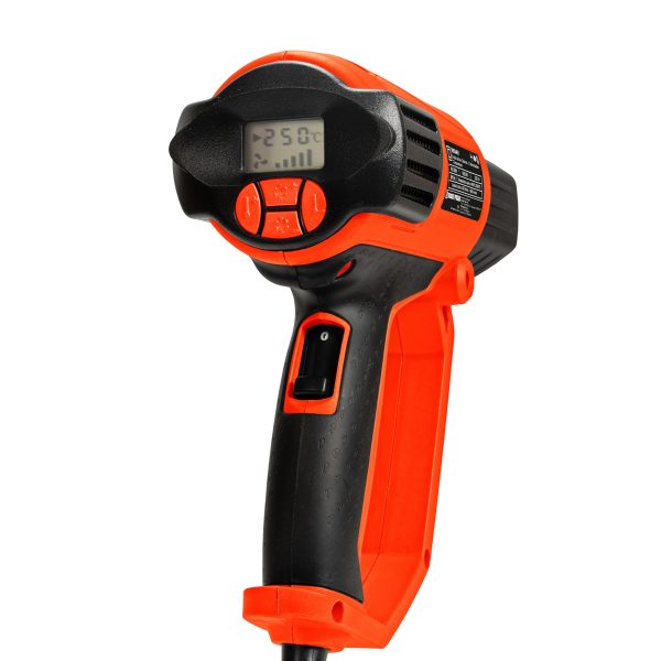 PISTOLA DE AIRE CALIENTE DISPLAY DIGITAL REGULADOR ELECTRÓNICO DE TEMPERATURA - Imagen 2