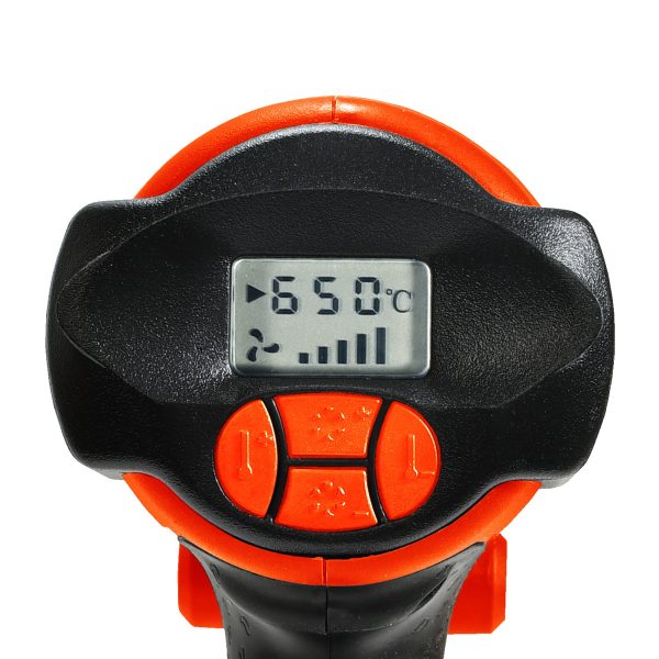 PISTOLA DE AIRE CALIENTE DISPLAY DIGITAL REGULADOR ELECTRÓNICO DE TEMPERATURA - Imagen 3