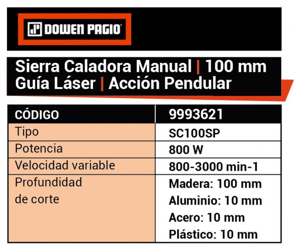 Sierra Caladora Manual 100 mm - Imagen 6